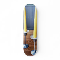 Easter Candles Skate Board