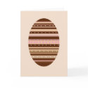 Easter Card - Chocolate Decorated Egg
