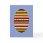 Easter Card - Dark Chocolate Decorated Egg