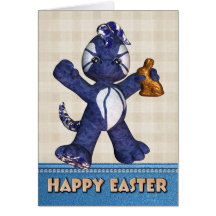 Easter Card - Denim Dragon Chocolate