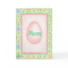 postcard - Wish your mother a Happy Easter with the sentimental greeting found in this simple yet elegant greeting card.