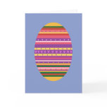 Easter Card - Richly Colored Decorated Egg