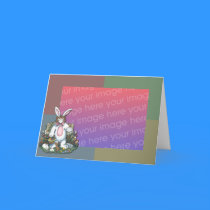 Easter Card Template Horizontal Pastel by ZachBear Easter Card Template Horizontal Pastel