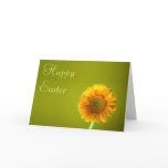 Easter Card - Yellow Daisy Gerbera Flower
