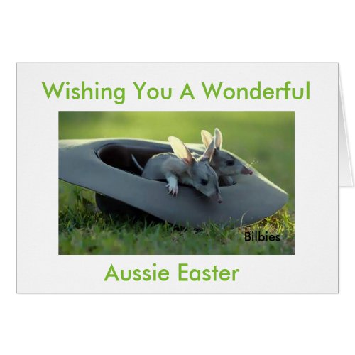 easter bilby card