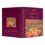 Easter Celebration Memories binders Tulip Flowers