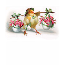 Easter Chick and Flowers t-shirts