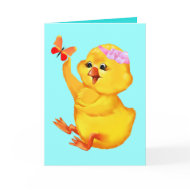 Easter Chick Card card