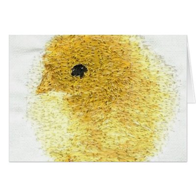 Easter Chick Card by jesterbryanc