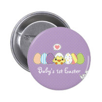 Easter Chick - Custom Text buttons