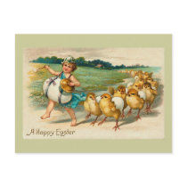 Easter Chick Parade postcards by easterfun Easter Chick Parade postcards