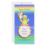 Easter Chick Pop-up Customized Photo Card