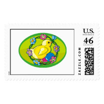 Easter Chick Postage Stamps