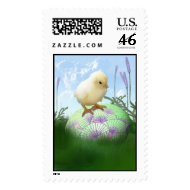 Easter Chick Stamps stamp
