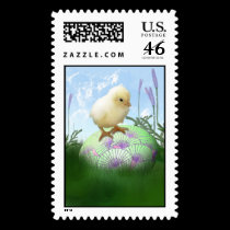 Easter Chick Stamps