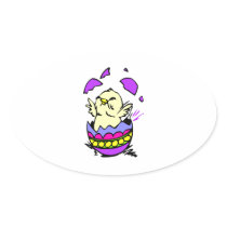 Easter Chick Stickers