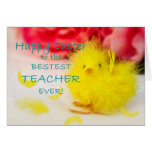 EASTER CHICK TEACHER GREETING CARDS