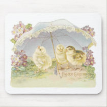 easter chicks bright mousepads