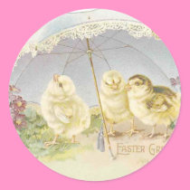easter chicks bright stickers by eelkat easter chicks bright stickers