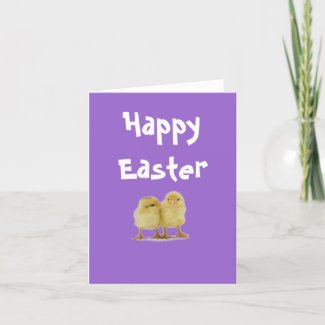 Easter CHICKS card