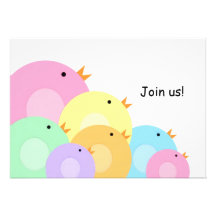 Easter Chicks Egg Hunt Invitation
