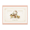 Easter - Chicks, Eggs & Basket - Antique Postcard postcard