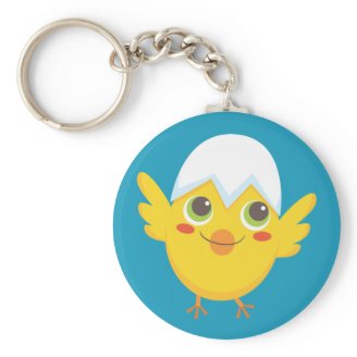 Easter Chicks keychains
