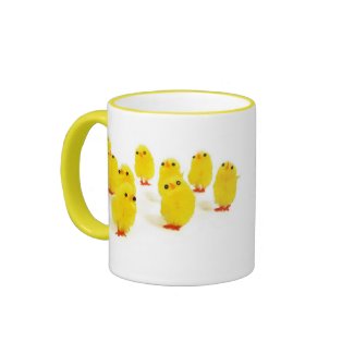 Easter chicks mugs