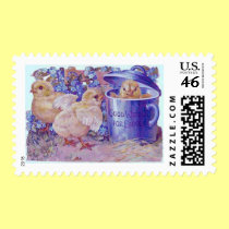 easter chicks postage