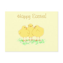 Easter Chicks postcards