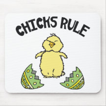 Easter Chicks Rule Mouse Mat