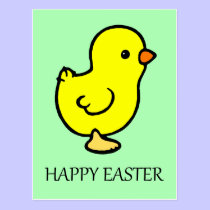 Easter Chicky Postcard postcards