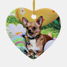 Easter - Chihuahua - Rambo Christmas Ornament