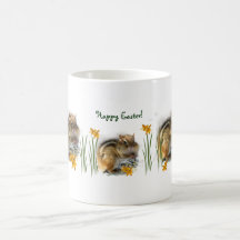 Easter Chipmunk Mugs