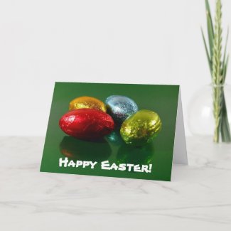Easter Chocolate Candy Card card