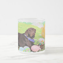 Easter - Chocolate Labrador - Hershey Mugs