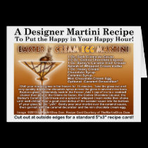 Easter Cream Egg Martini Recipe Cards cards