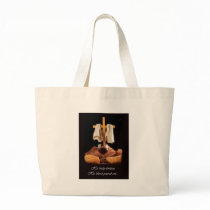Easter Cross Canvas Bags
