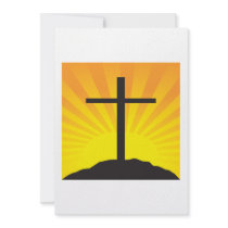 Easter Cross Custom Announcement