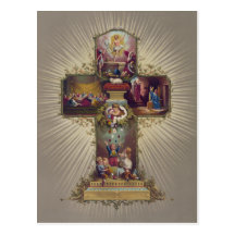 Easter Cross Postcard