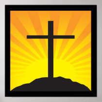Easter Cross Poster