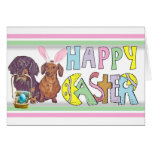 Easter Dachshund Card