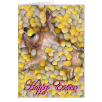 Easter Doggy Greeting Card