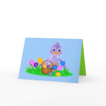 Easter duck card