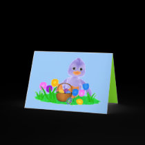 Easter duck card