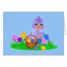 Easter duck card