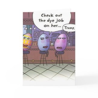 Easter Dye Job card