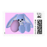 Easter Egg And Bunny Custom Postage