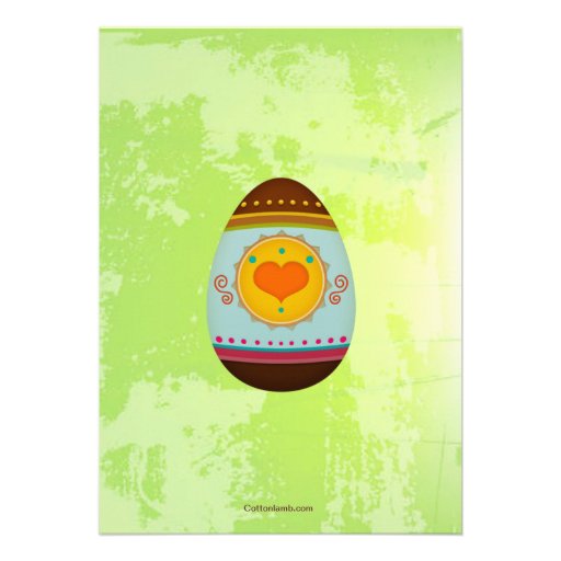 Easter Egg Birthday Party Invitation