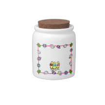 easter egg candy jar